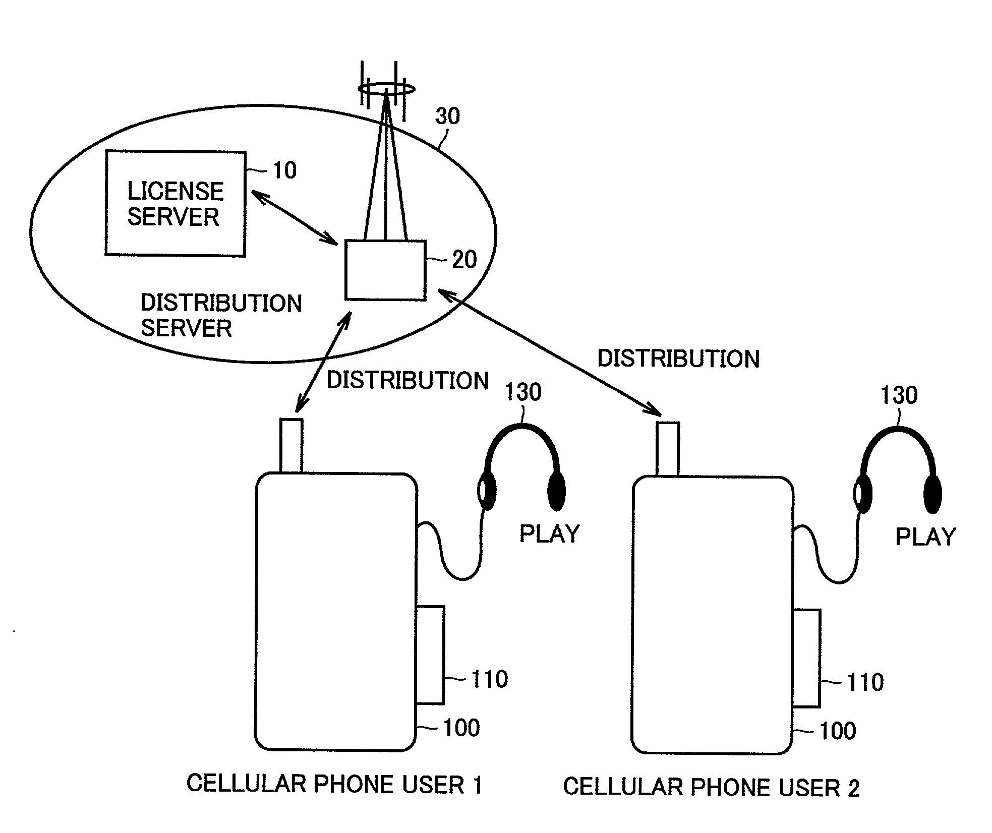 Data terminal device capable of continuing to download encrypted content data and a license or reproduce encrypted content data with its casing in the form of a shell closed