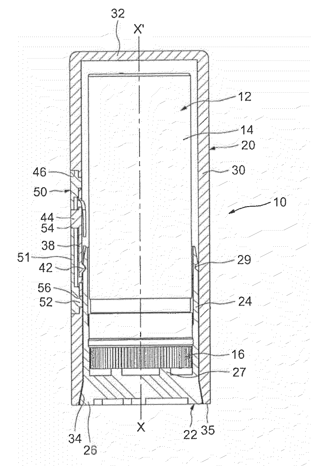 Protection device for a system for packaging a product, such as a cosmetic product