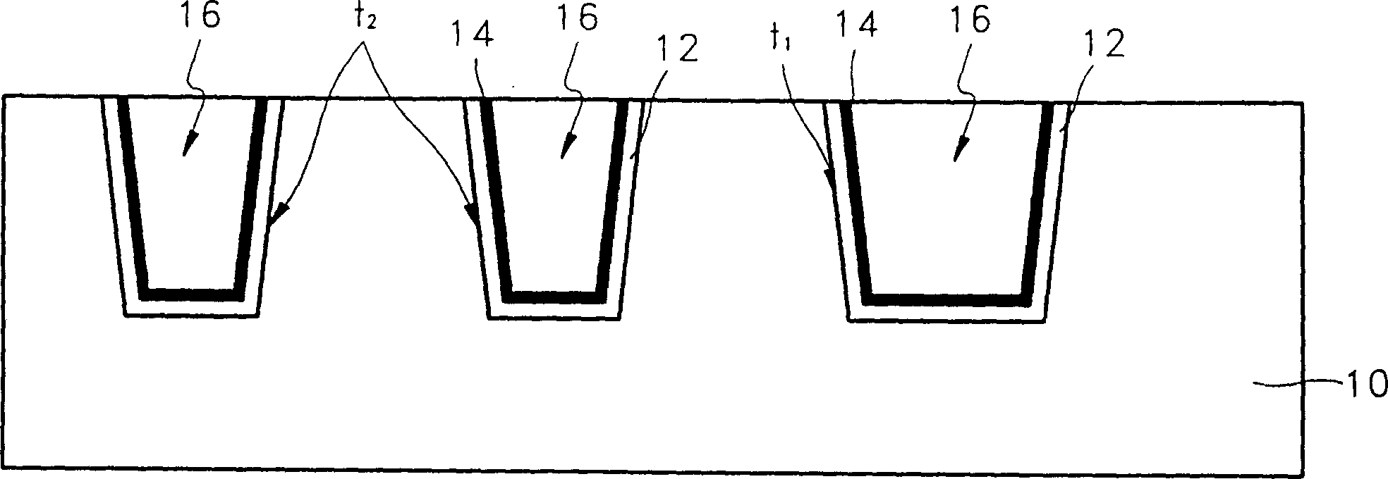 Semiconductor device with shallow-channel isolation structure and its preparing process