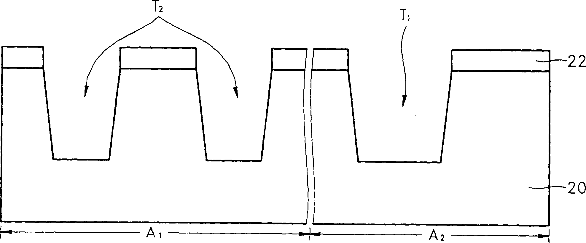 Semiconductor device with shallow-channel isolation structure and its preparing process