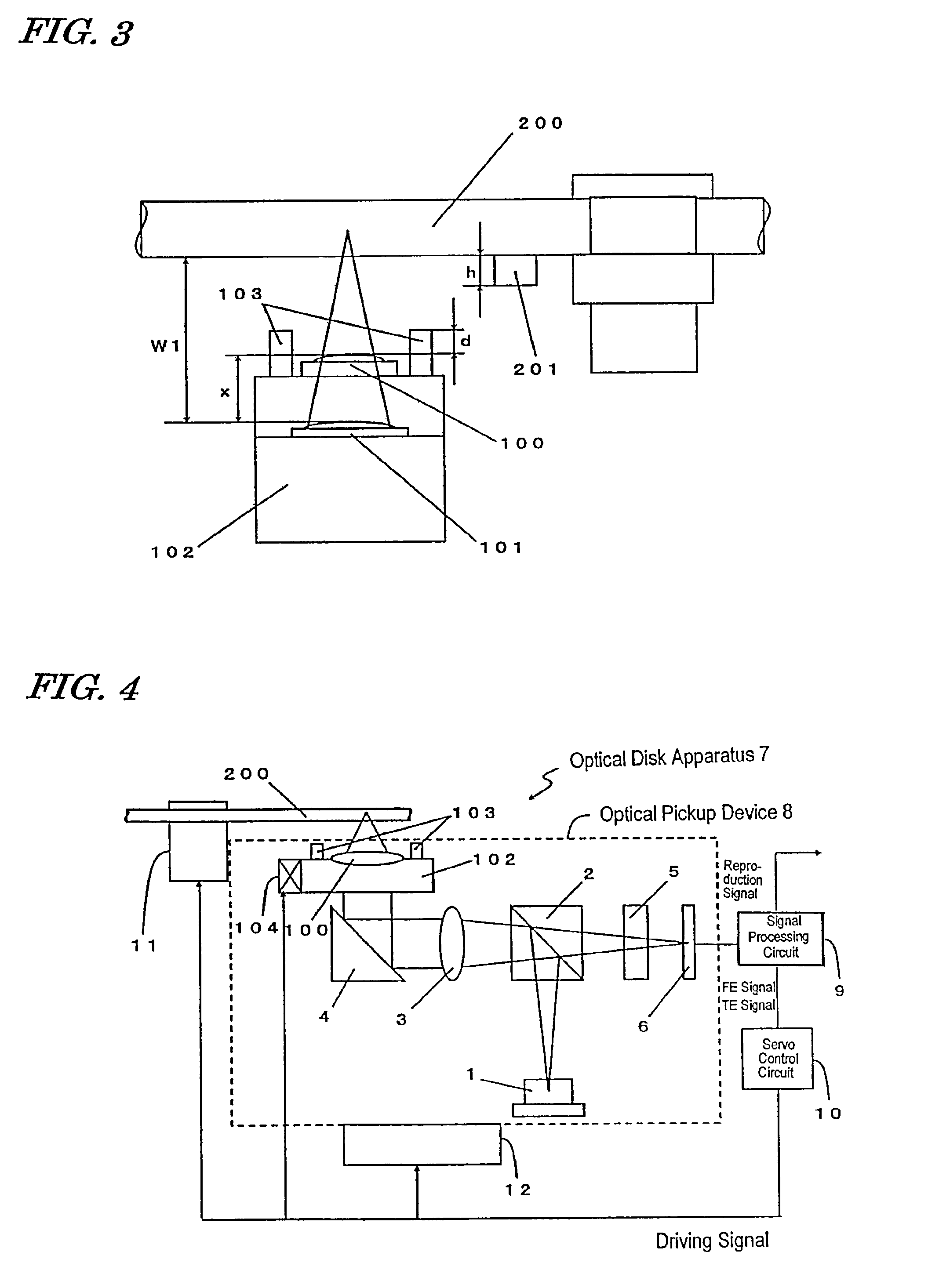Optical pickup device and information processing apparatus incorporating the optical pickup