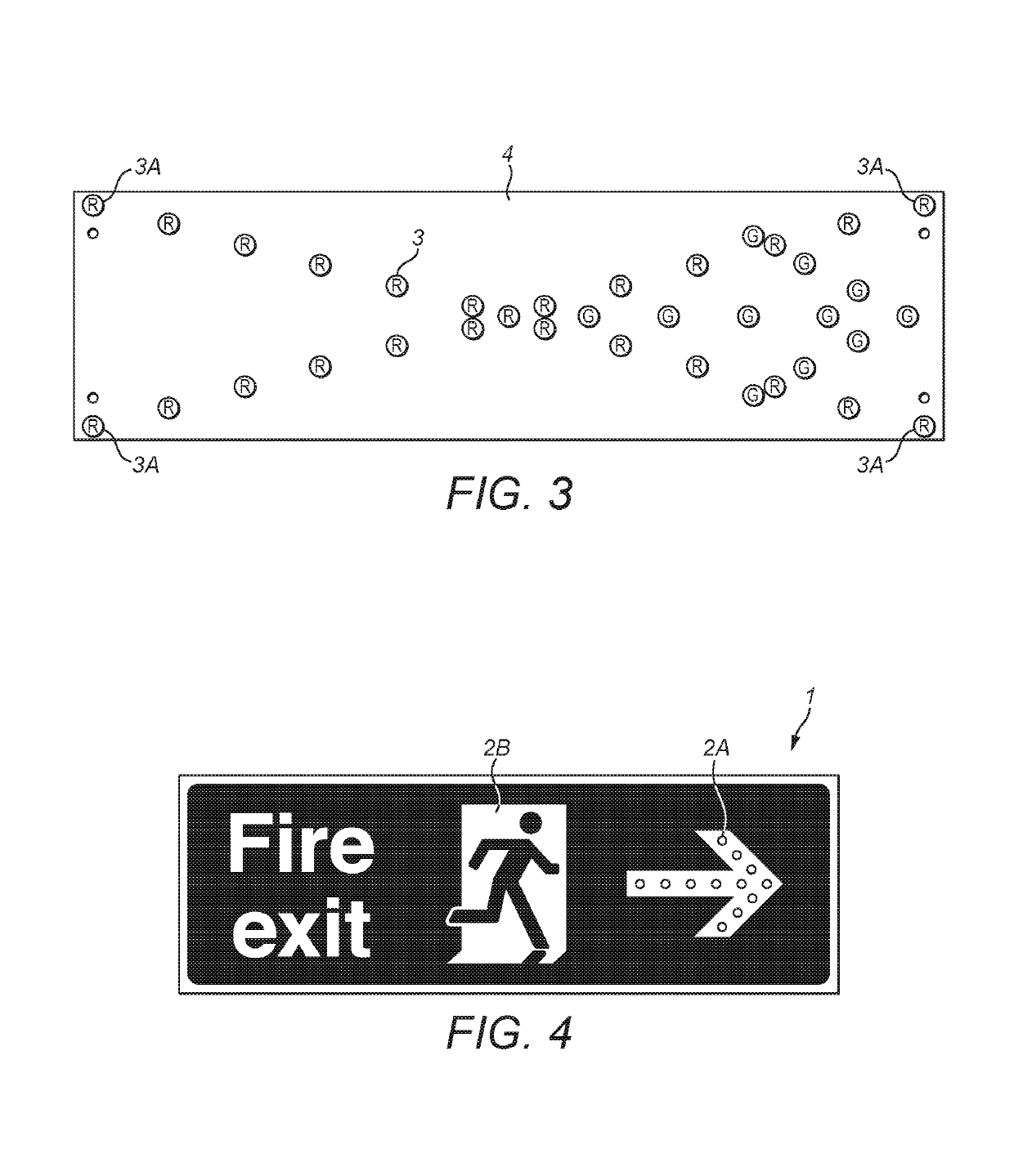 Emergency exit sign