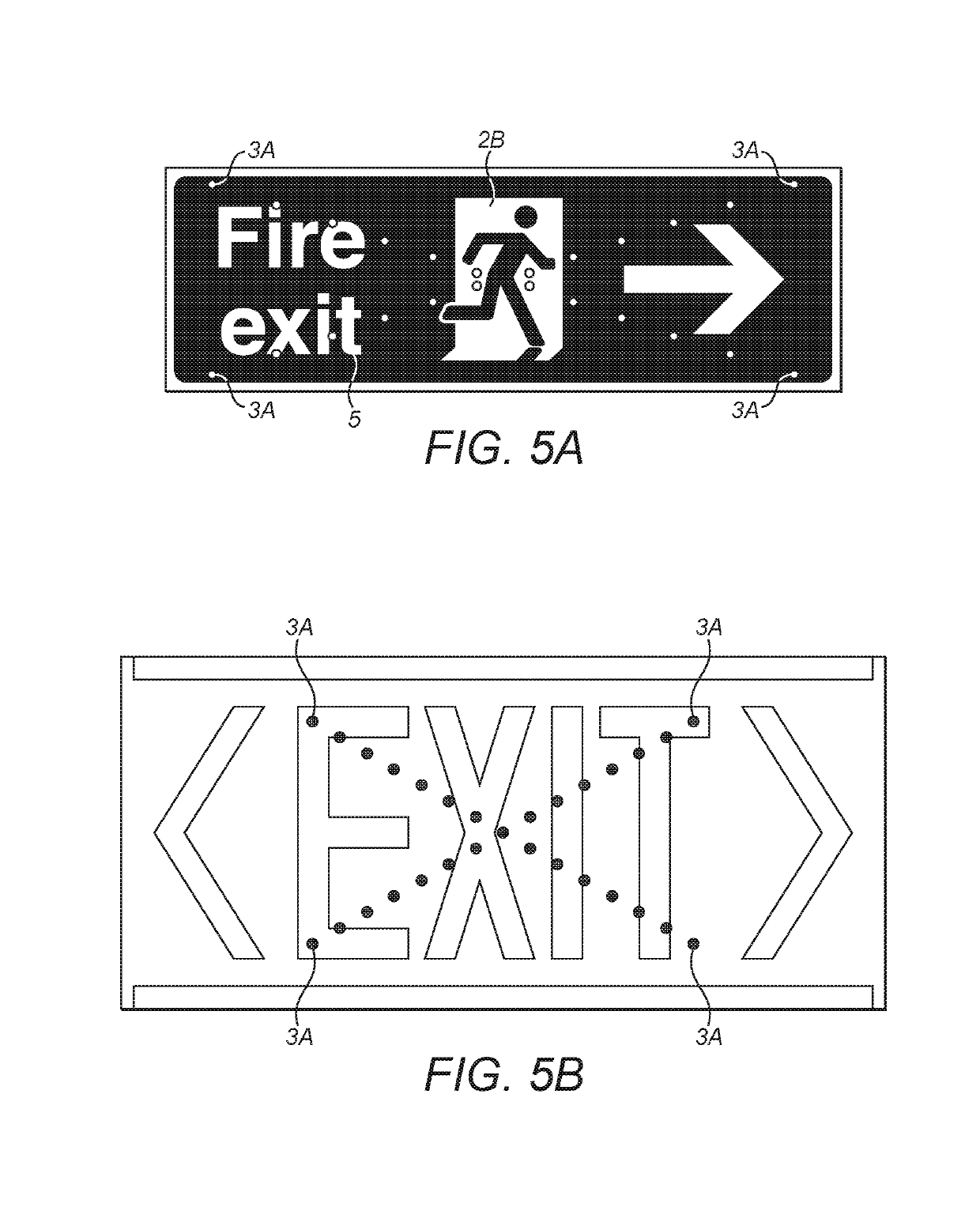 Emergency exit sign