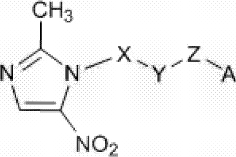 F-triazole ring-polyethylene glycol-metronidazole compound and preparation method thereof