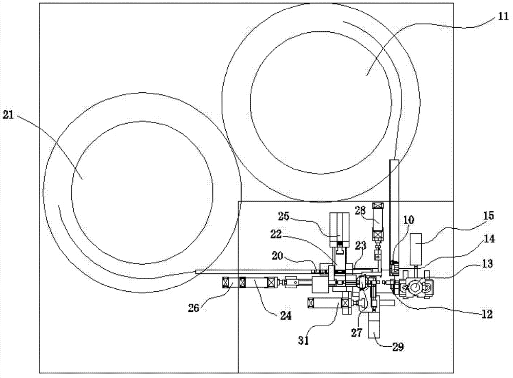 Automatic assembly machine for tail sleeve and check ring