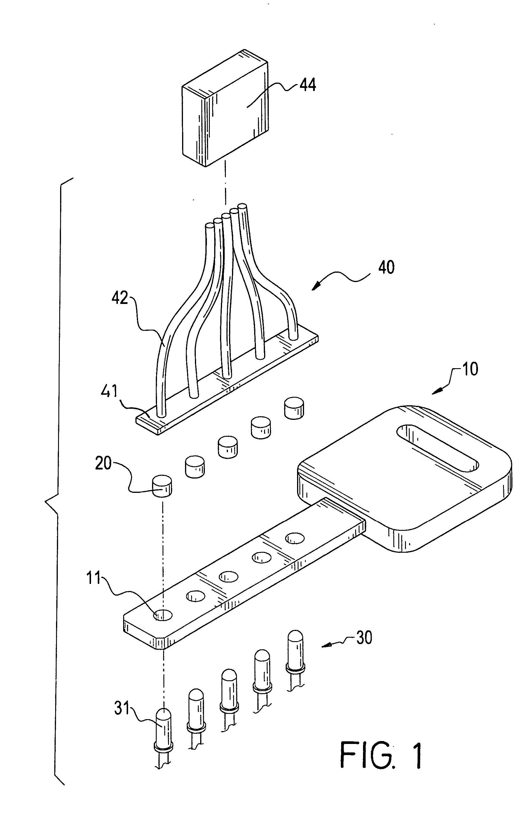 Unlocking method by identification of colored light rays and unlocking apparatus using this method