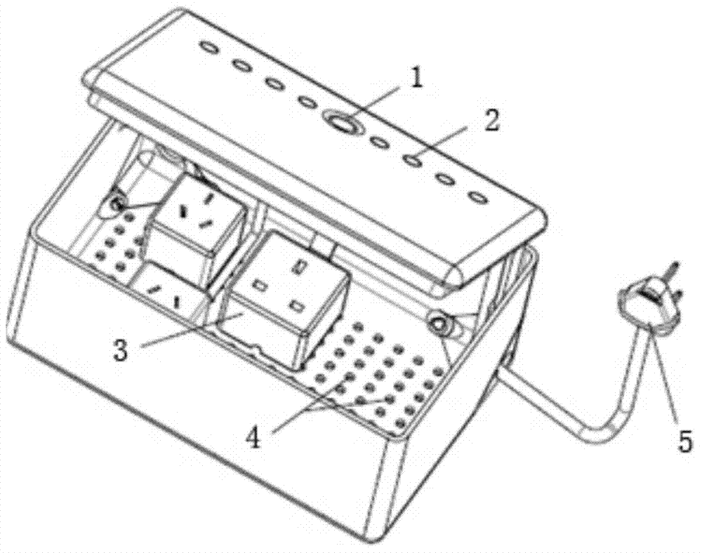 Power supply storage and control box