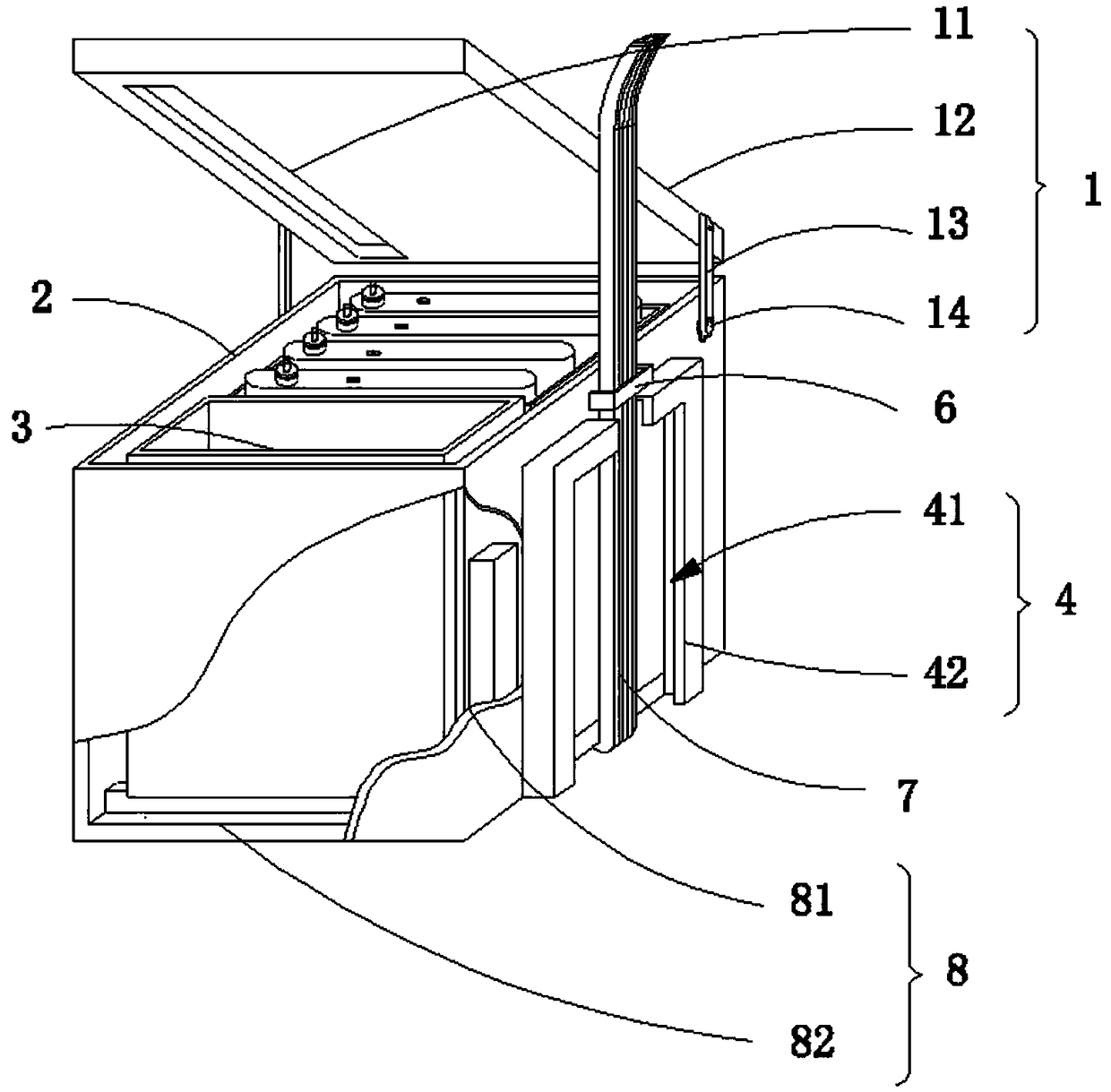 Ink box for inkjet printer