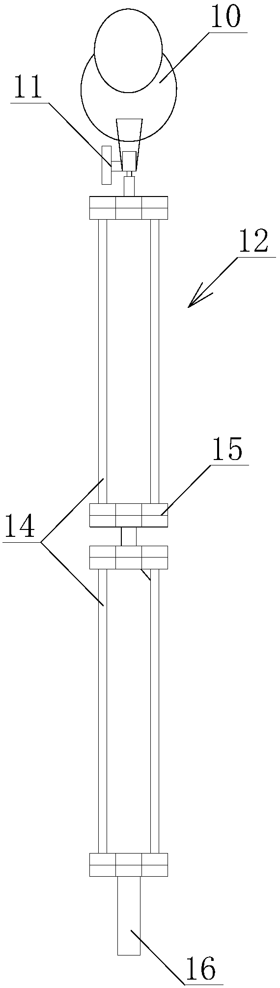 Automatic and suspended moxibustion device