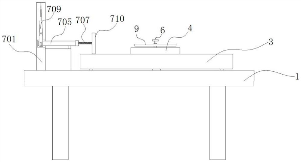 Surface flatness high-precision detection device for rolling bearing manufacturing