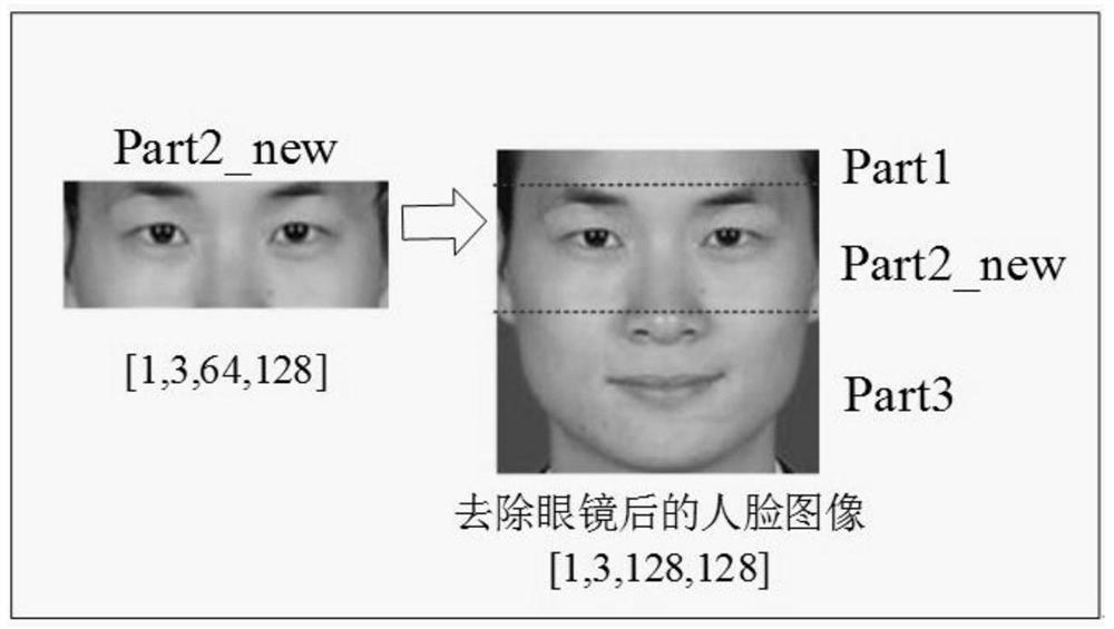 A Glasses Removal Method for Fine-grained Face Recognition