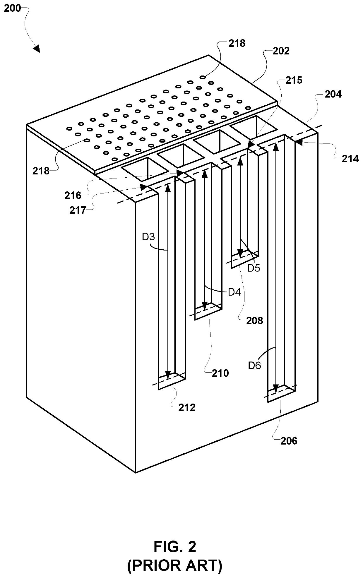 Low drag, variable-depth acoustic liner