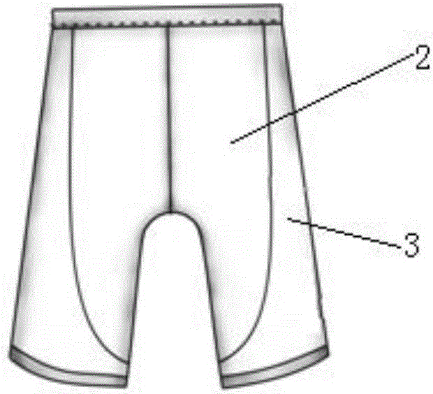 Anti-explosion underwear as well as preparation method and application thereof