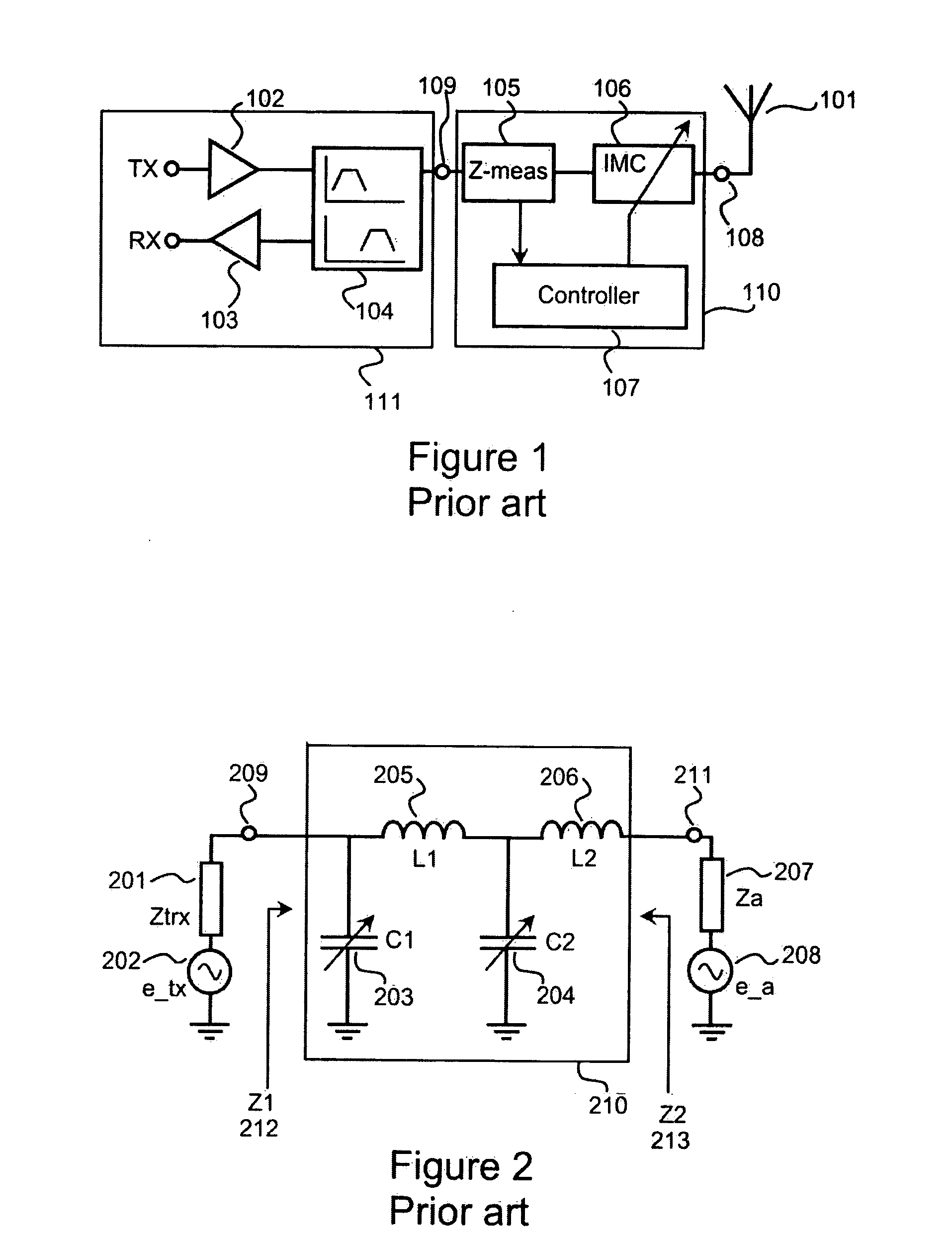 Integrated load impedance sensing for tunable matching networks