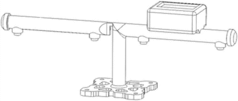 Device for measuring relative deformation