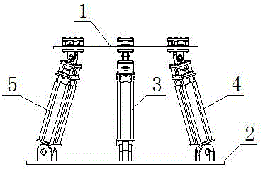 3-RPS-based self-leveling foldable arm elevator