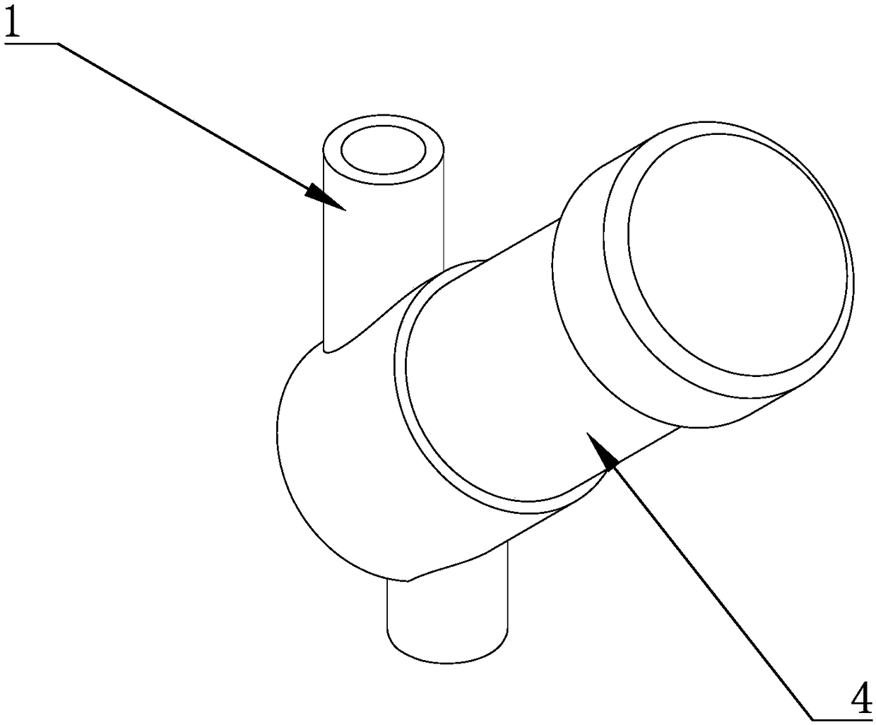 Filter material feeding device