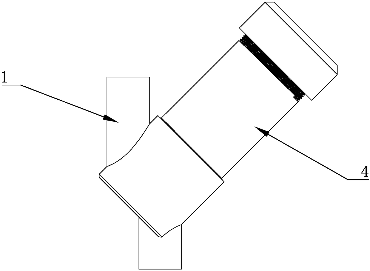 Filter material feeding device