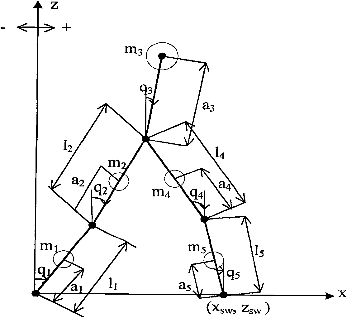 Robot ambulation control method based on confirmation learning theory