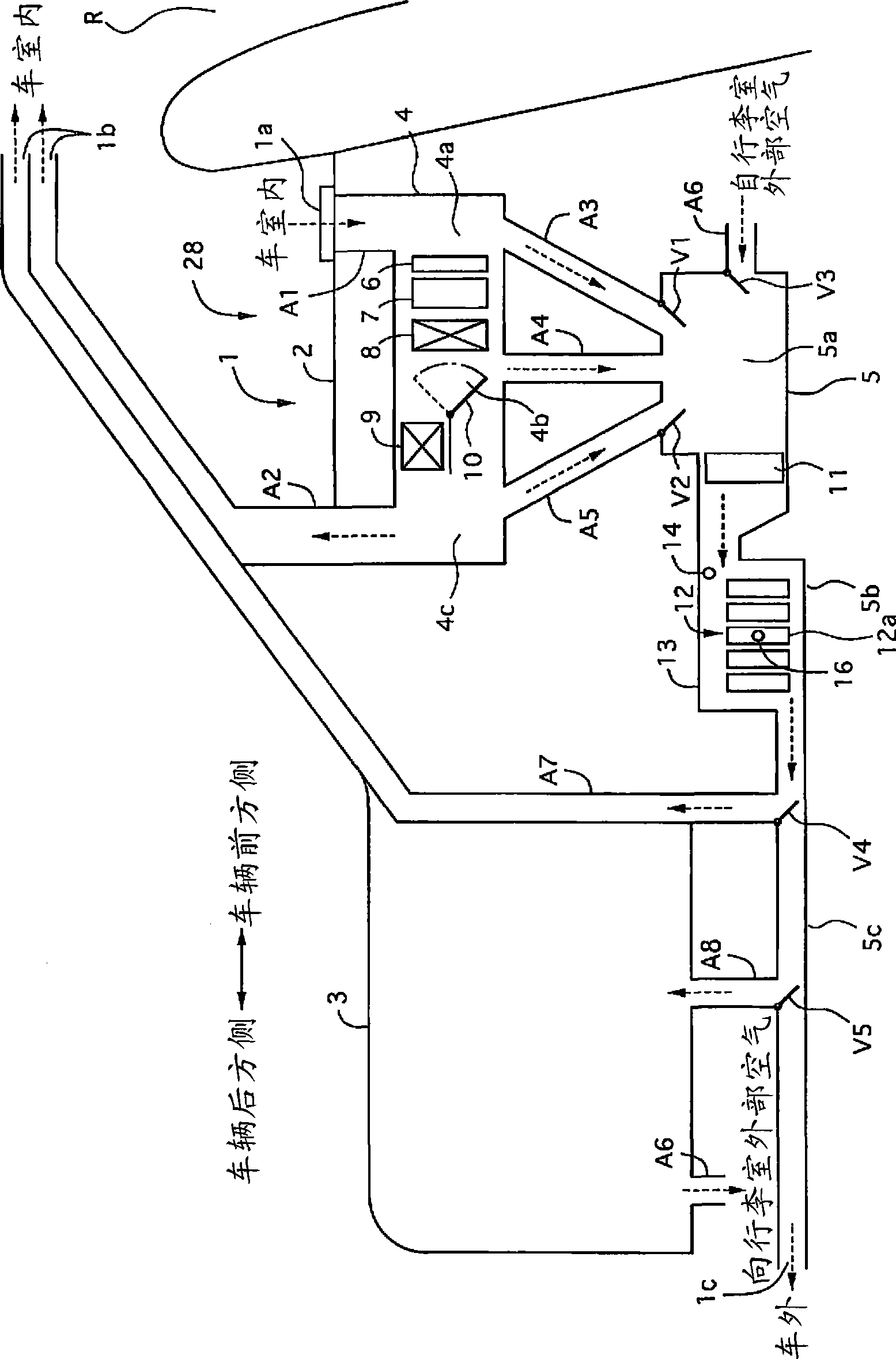 Battery temperature control device of vehicle