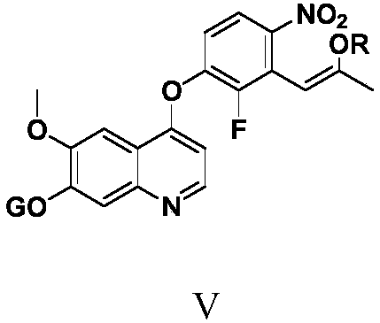 Anlotinib hydrochloride intermediate and preparation method of anlotinib hydrochloride