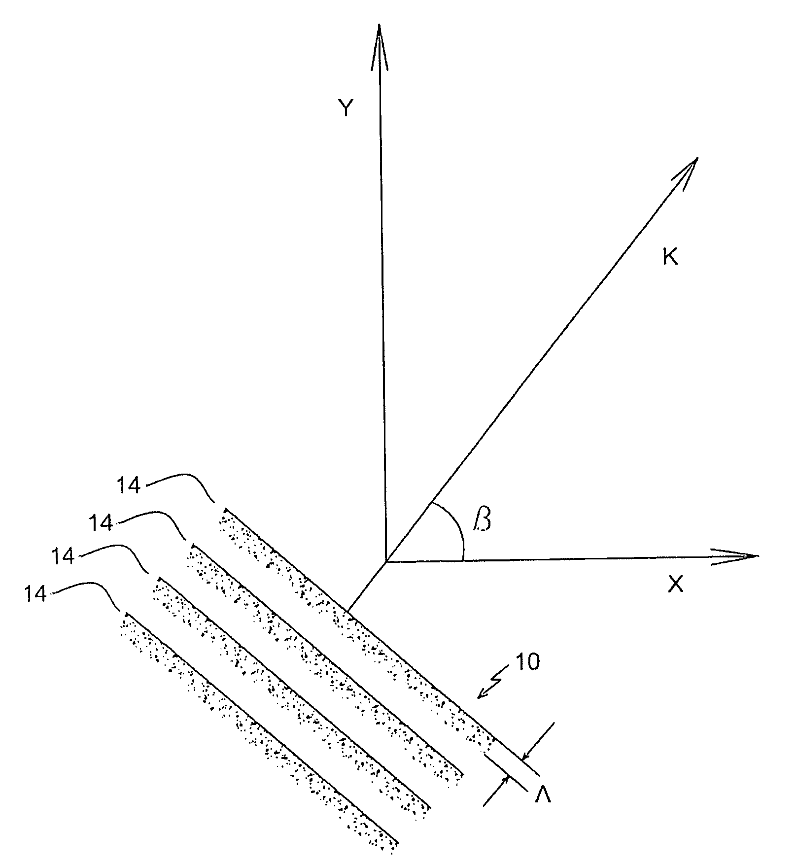 Space-variant subwavelength dielectric grating and applications thereof