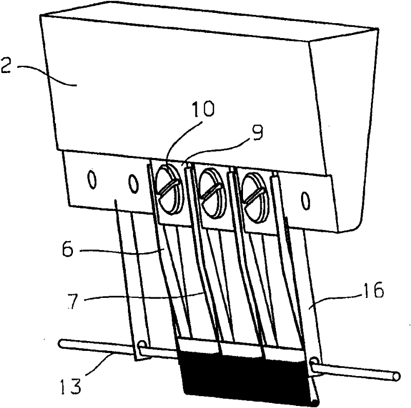 Guide bar arrangement of warp knitting machine