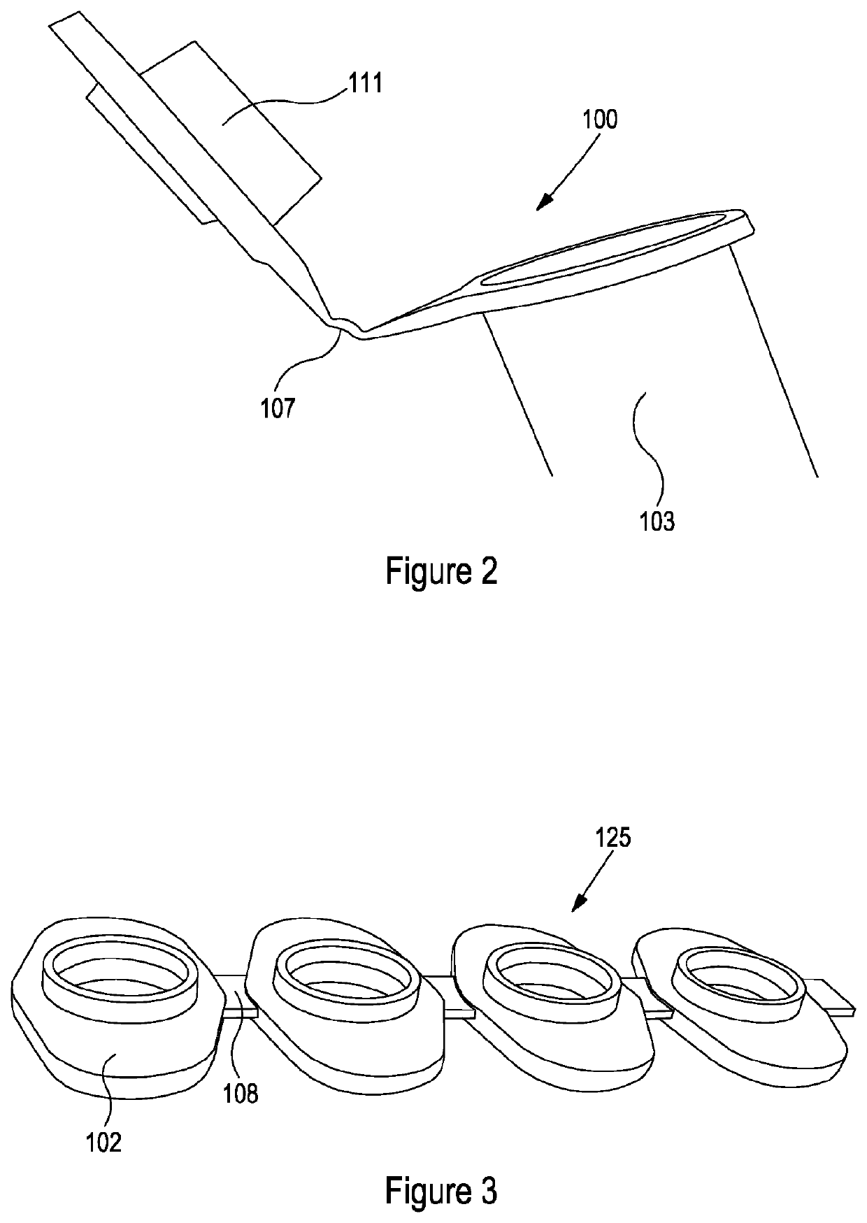 Sample container with integrated internal reflection element