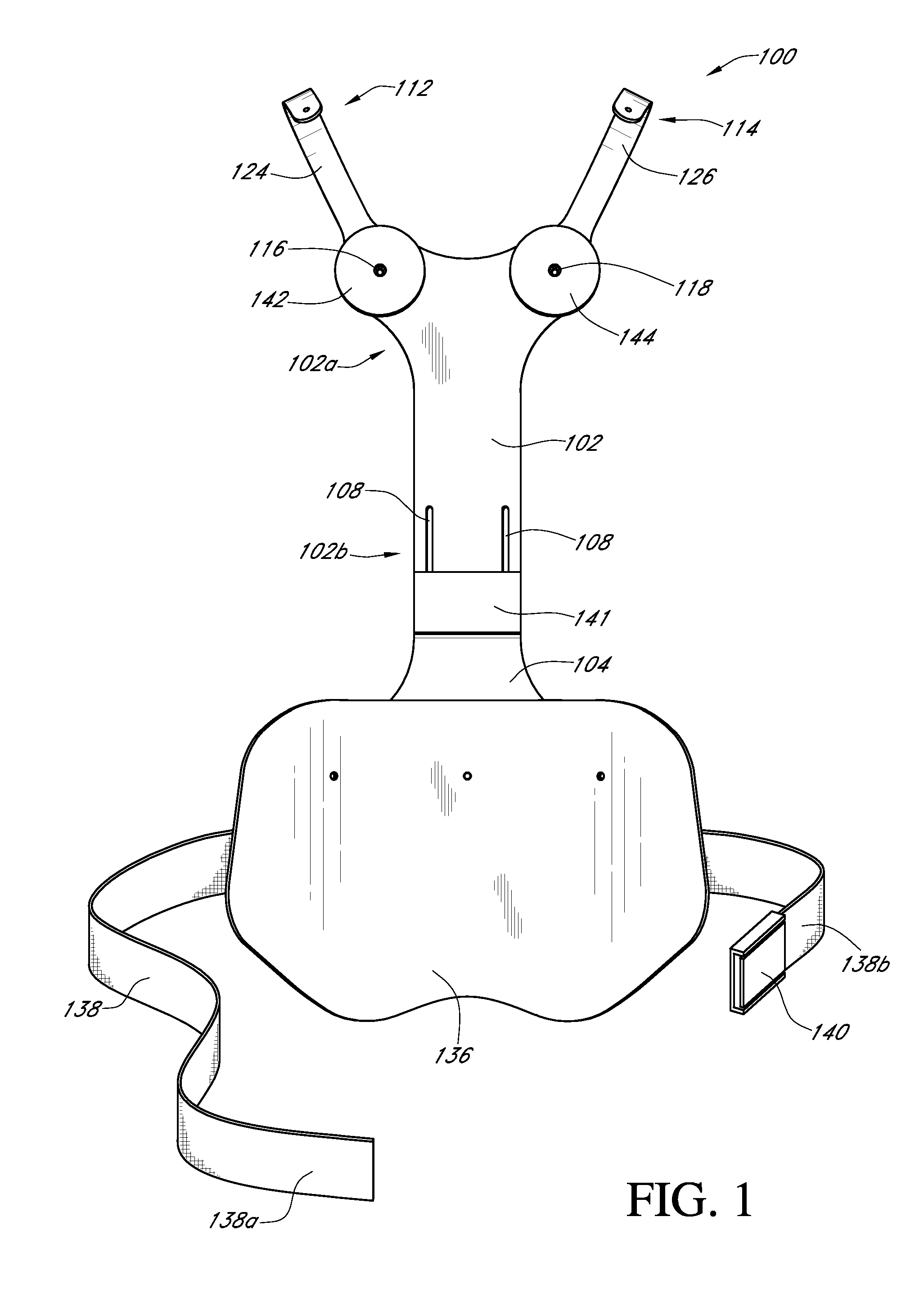 Support frame for radiation shield garment & methods of use thereof