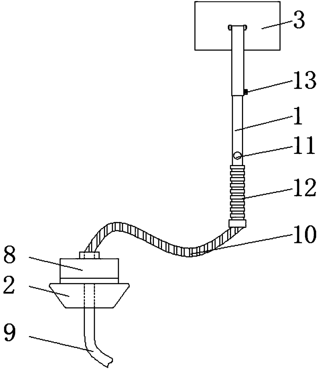 Paint spraying device for wooden products