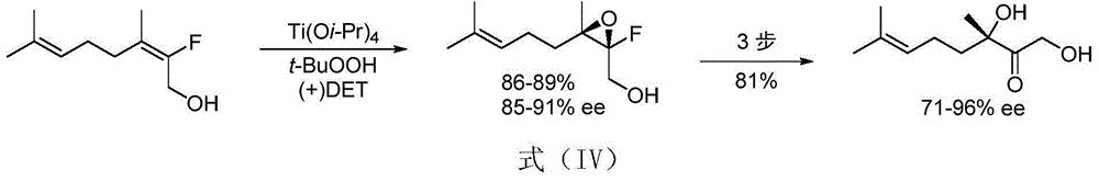 1,3-dihydroxy-3,7-dimethyl-6-octen-2-one synthesis method