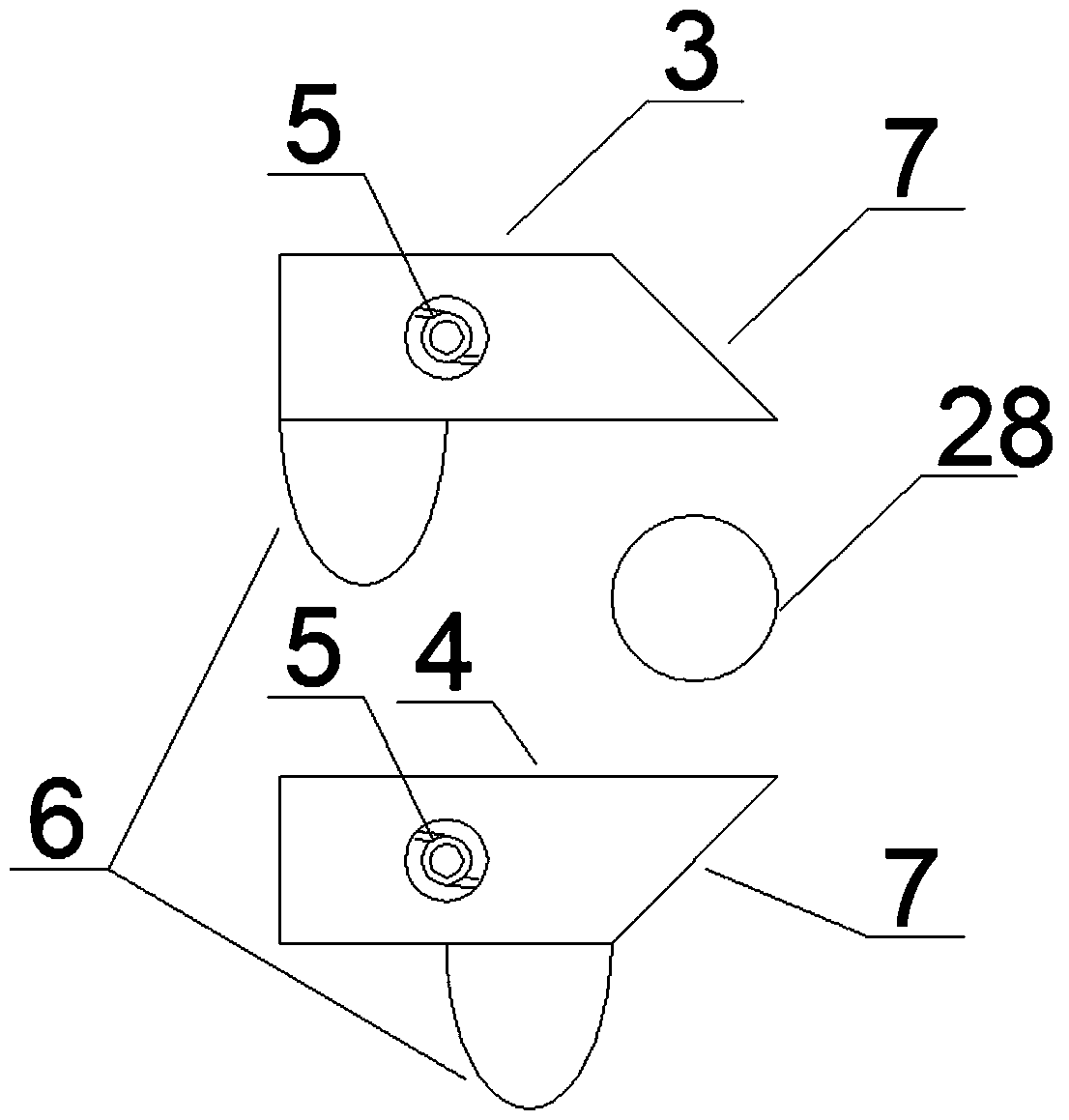 Gate ingot locking device