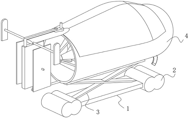 An underwater robot navigation and obstacle avoidance device