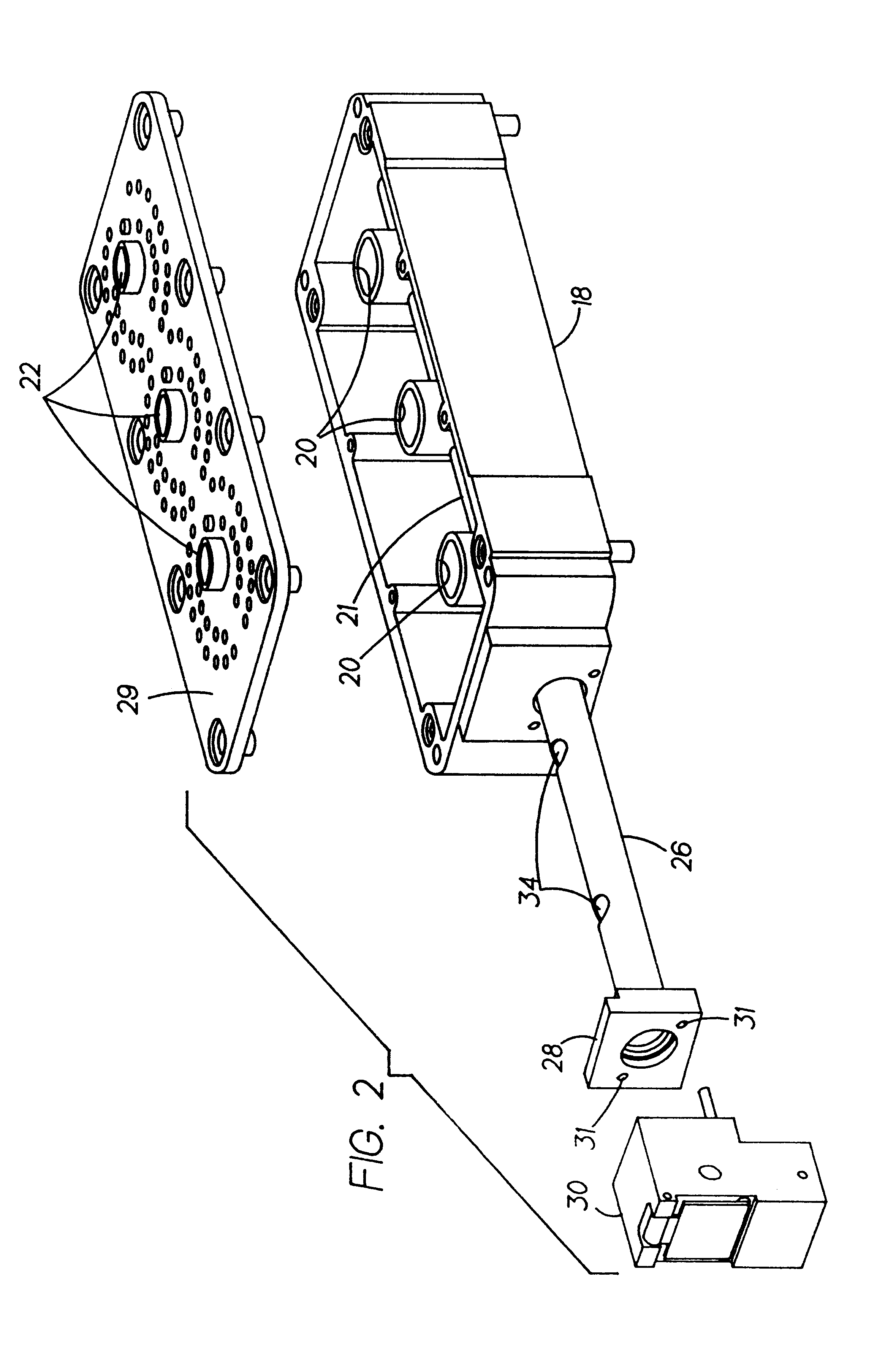 Vacuum system for an I.S. machine