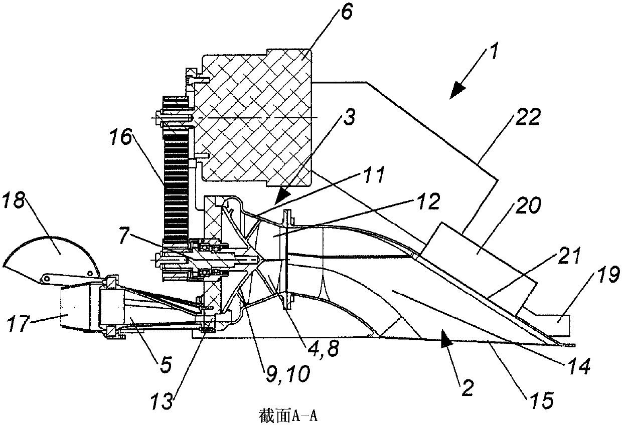 Waterjet propulsion system and watercraft having a waterjet propulsion system