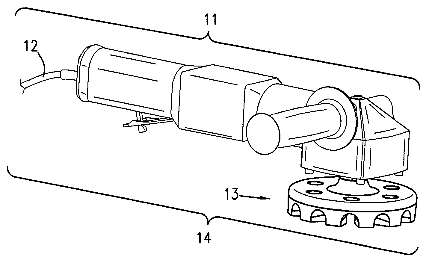Eraser assembly for a rotary tool
