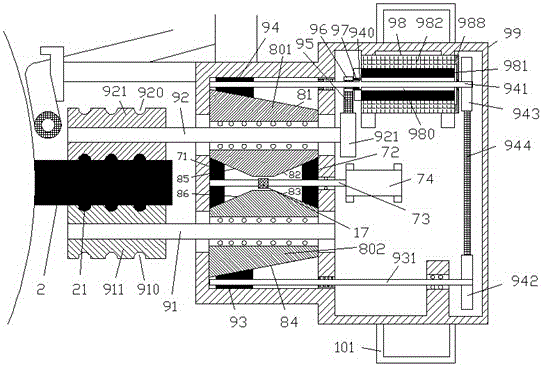 Portable cleaning and maintaining device provided with touch sensor and used for outdoor steel structural member