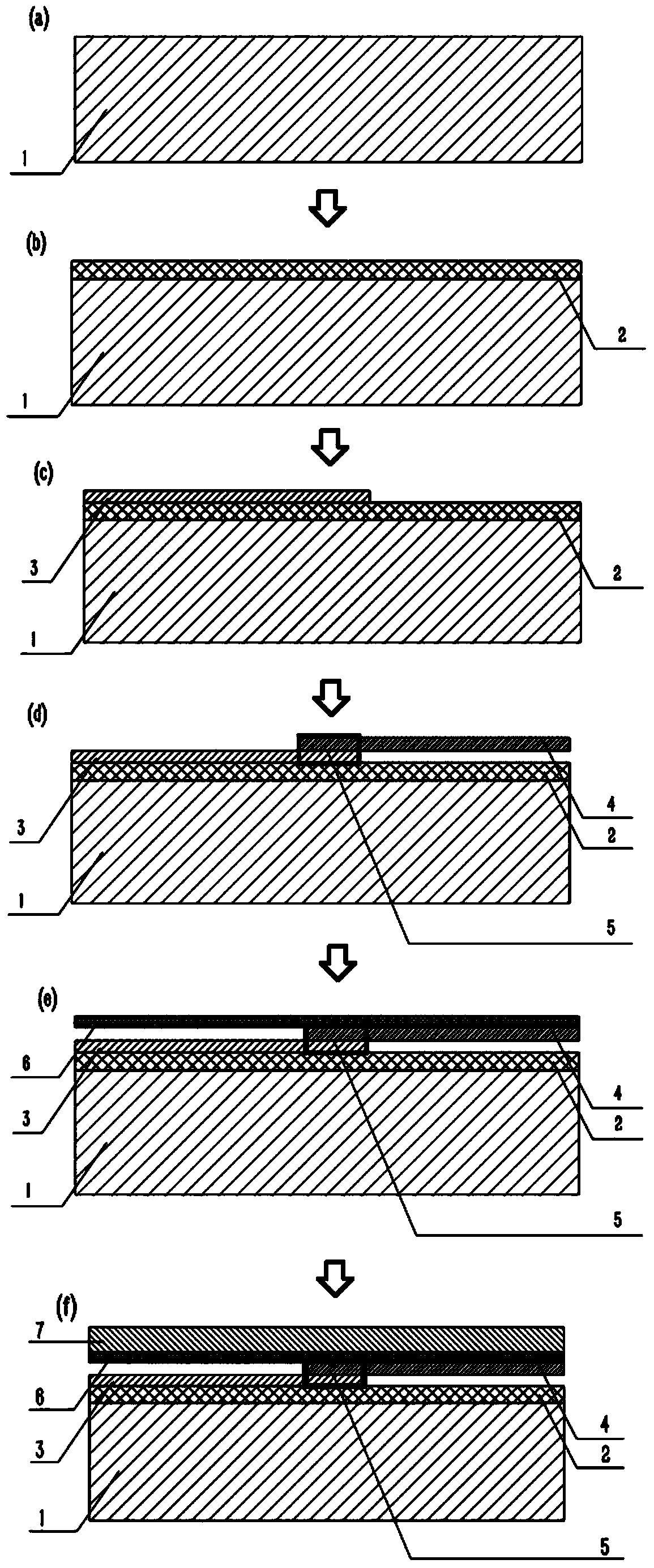 Thin film thermocouple for metal cutting temperature measurement and manufacturing method thereof