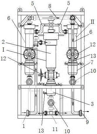 Well head mud removing device