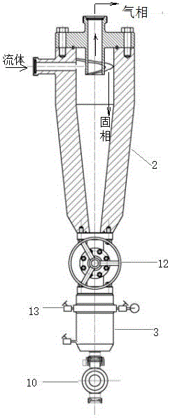 Well head mud removing device
