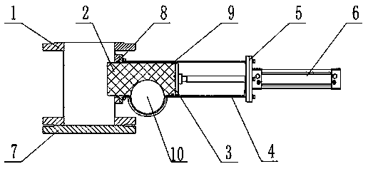 A negative pressure conveying bin bottom retrieving device