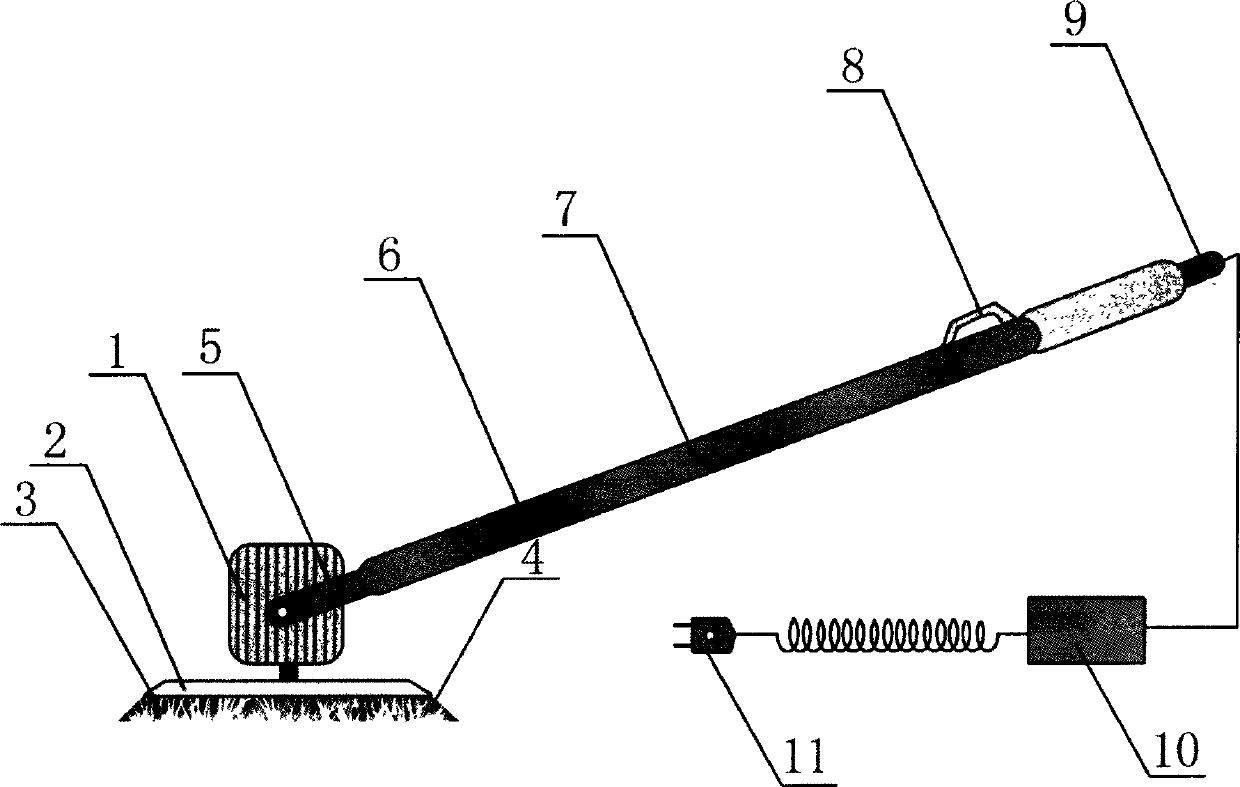 Charging type electric floor brush