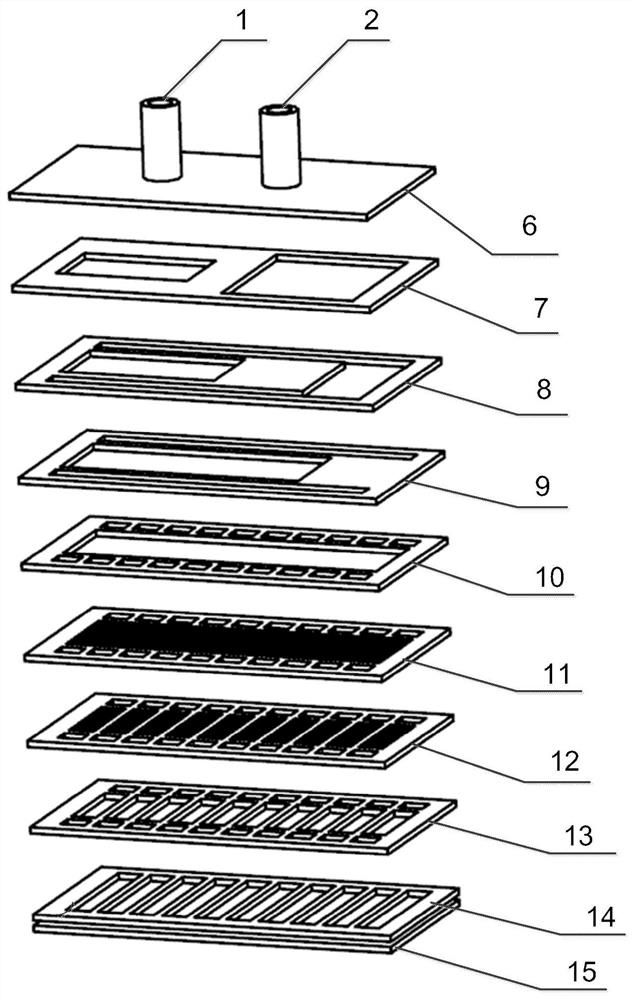 Chip stack liquid cooling heat exchanger