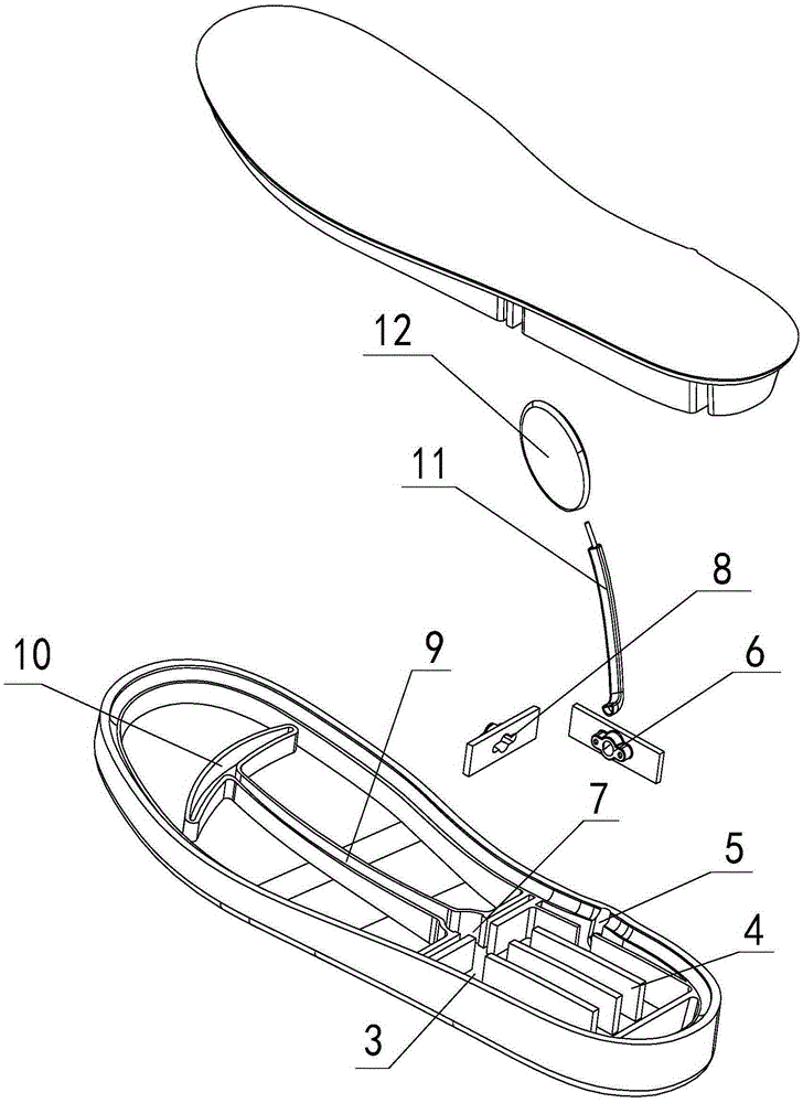 Ventilating sole and ventilating method thereof