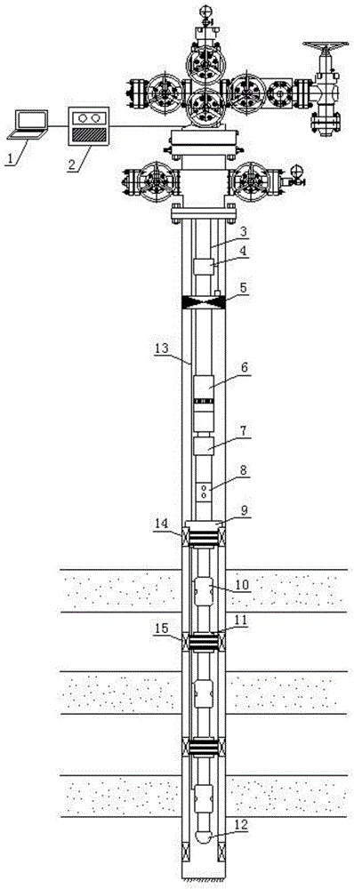 Highly-deviated well intelligent layered oil recovery string and work method thereof
