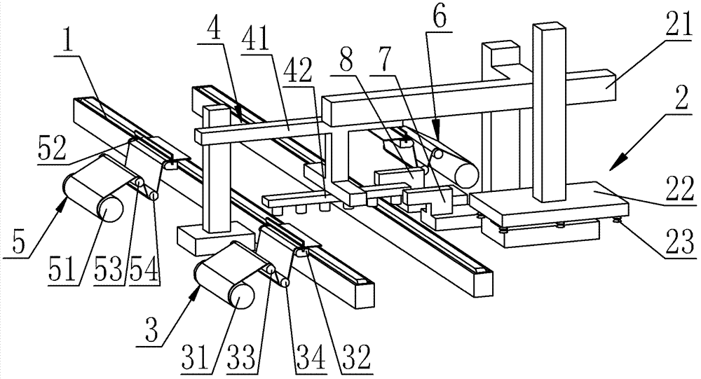 Intelligent laying production equipment for crystalline silicon solar laminated plates