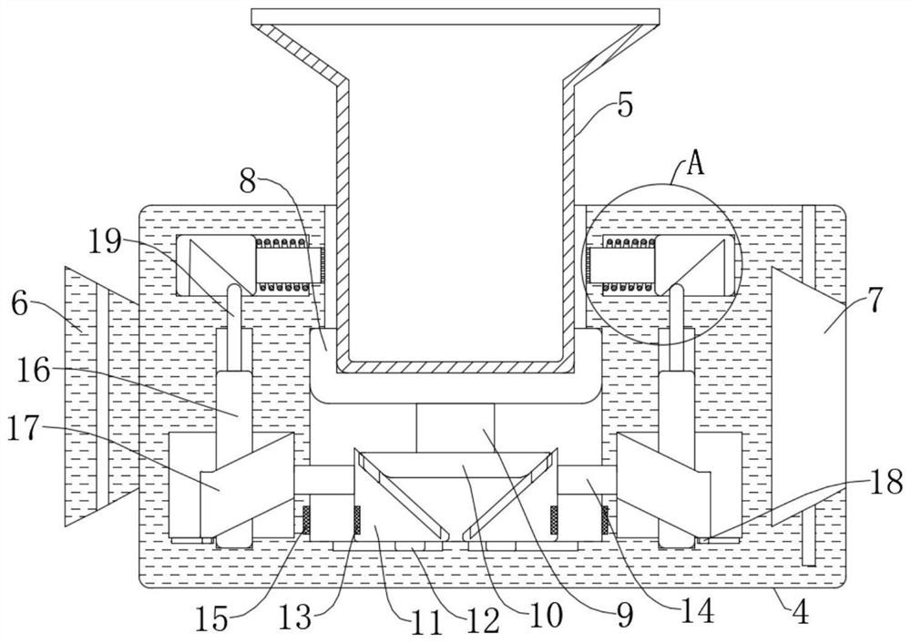 Inspection device capable of containing various cosmetics for sampling inspection