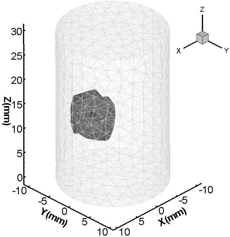 Target feasible region extracting method of X-ray luminescence tomography