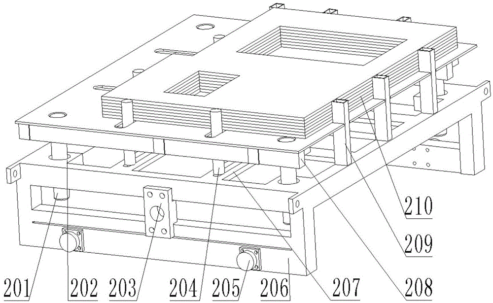 A feeding device for multi-standard plates