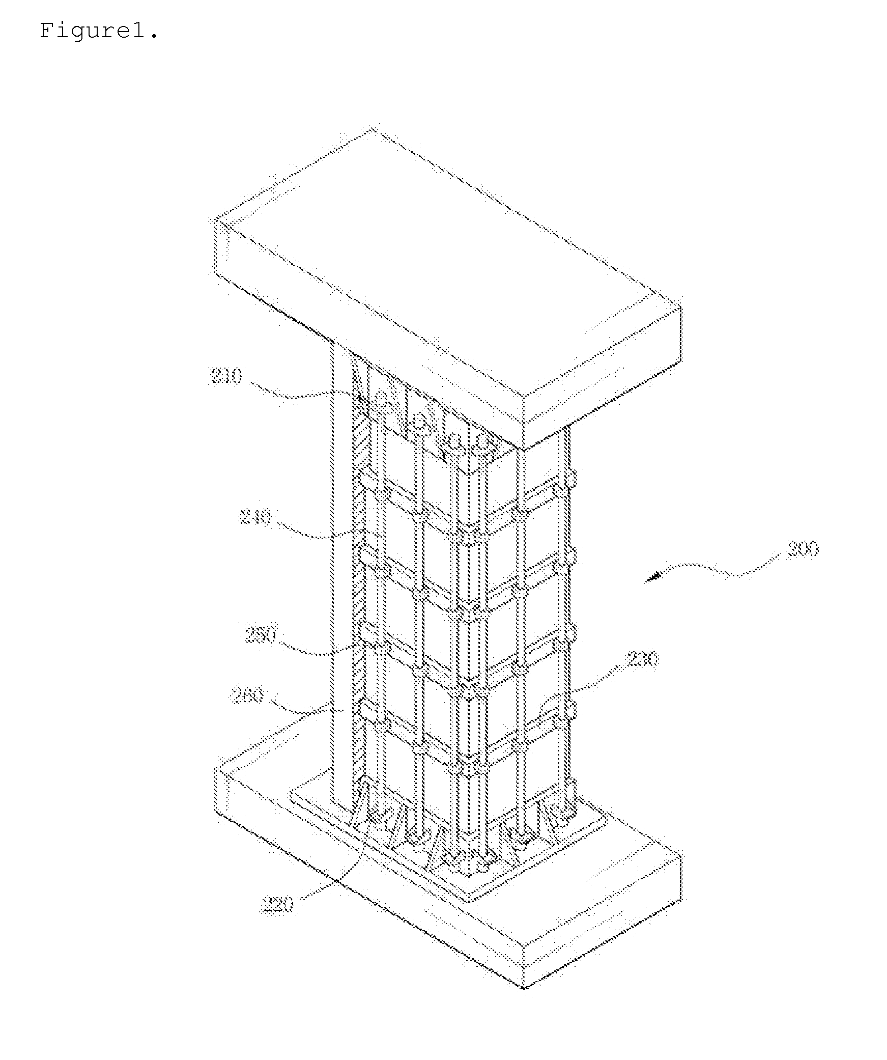 Structure for strengthening of building column structures